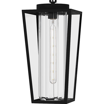 Jett 1Lt Mini Pendant, Black/Clear/Ribbed/Clear