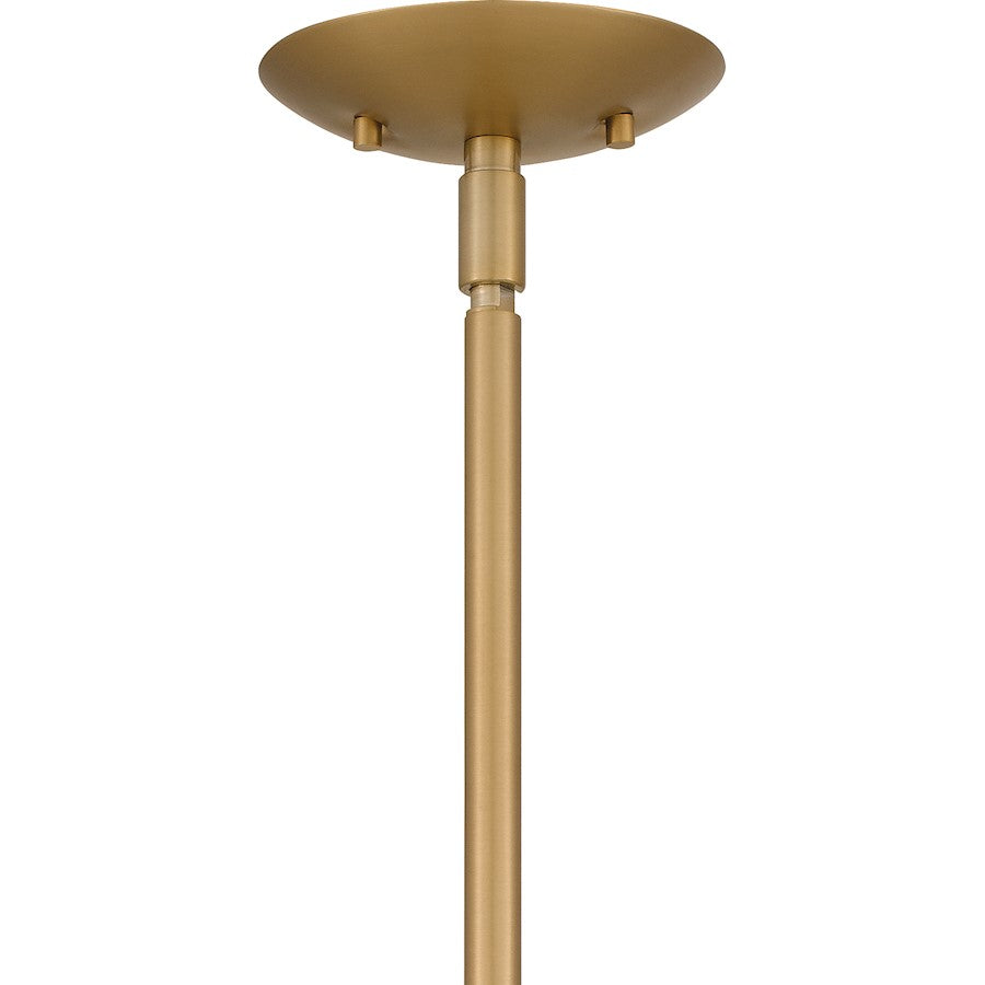 Kimberly 5 Light Chandelier, Brass/Egg Shell Fabric