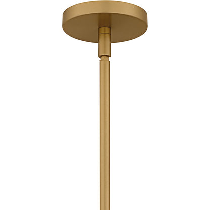 Lumi 3Light Pendant, Brushed Weathered Brass/Metal