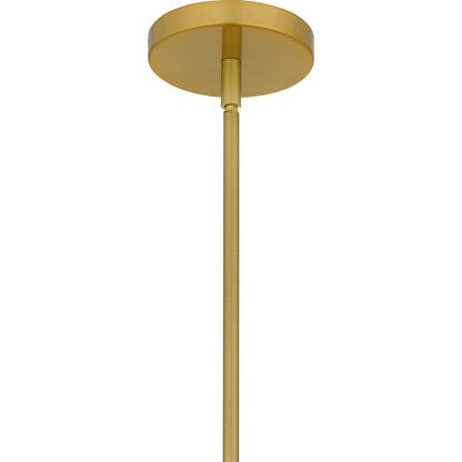 Molly 5 Light Chandelier, Brushed Gold