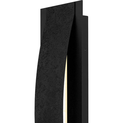 Onyx LED 7" Outdoor Lantern, Earth Black