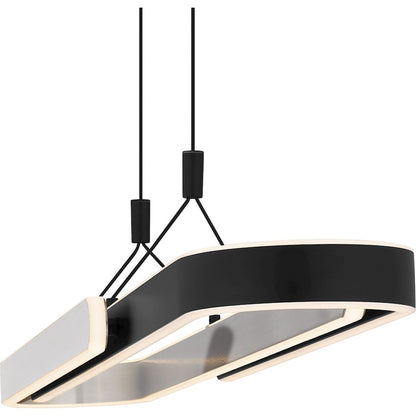 Mira Integrated LED Island Light, Matte Black