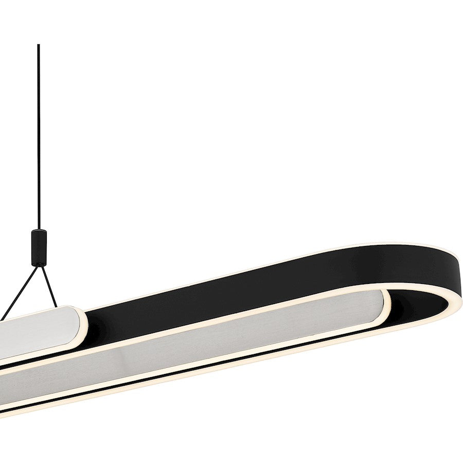 Mira Integrated LED Island Light, Matte Black