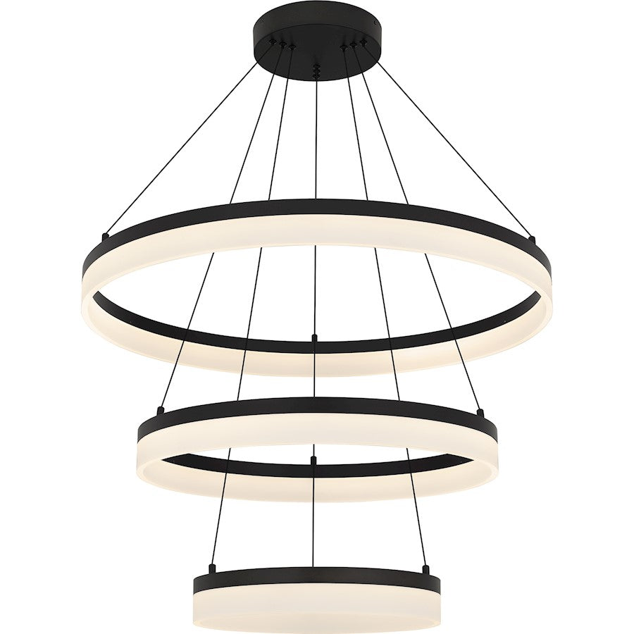 Quoizel Cohen 32" Integrated LED Pendant, Bronze/White Acrylic - PCOH2932OI