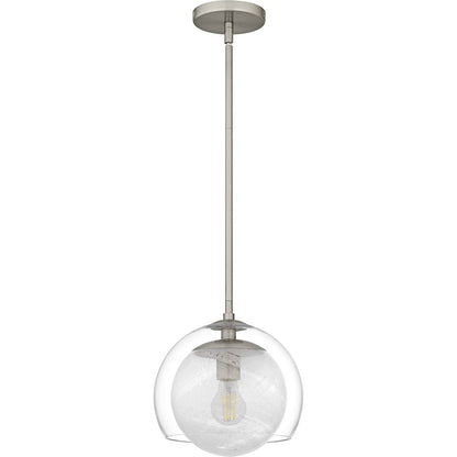 Eslinger 1Lt Mini Pendant, Nickel/Clear/Cloud Inside/Clear