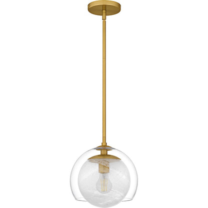 Eslinger 1Lt Mini Pendant, Gold/Clear/Cloud/Clear
