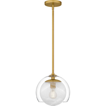 Eslinger 1Lt Mini Pendant, Gold/Clear/Cloud/Clear