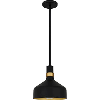 Arbor 1Lt Mini Pendant, Black/Metal(mbk/brg/s85 Inside)