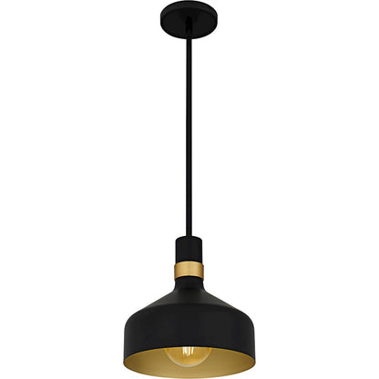 Arbor 1Lt Mini Pendant, Black/Metal(mbk/brg/s85 Inside)