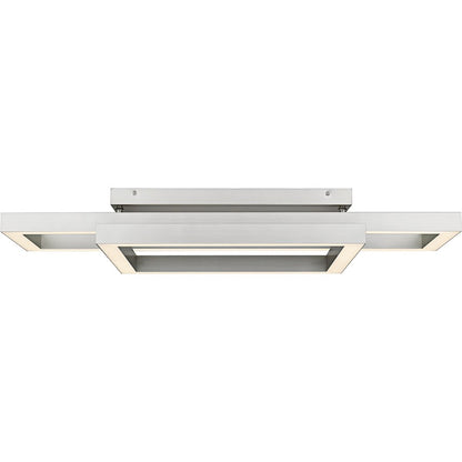 Lawless Light Semi-Flush Mount, Painted Brushed Nickel
