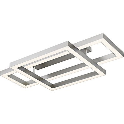 Lawless Light Semi-Flush Mount, Painted Brushed Nickel