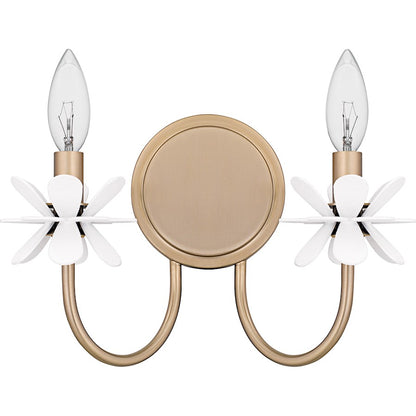 Remy 2Light Wall Sconce, Bronze Gold