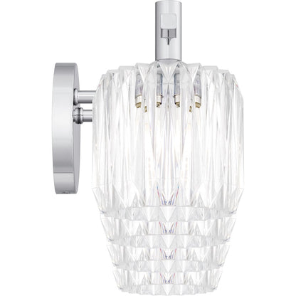 Spade 4Light Bath Light, Polished Chrome/Clear Acrylic