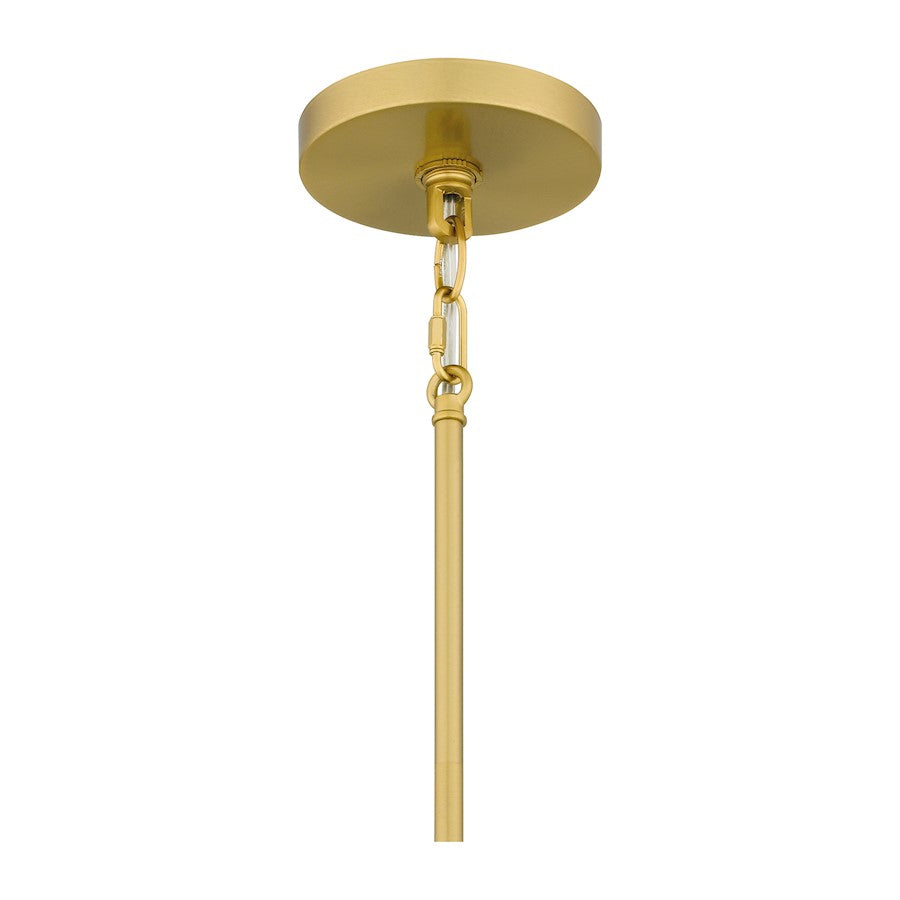 Stoneland 6 Light Pendant, Brushed Gold/Faux Capiz Shell