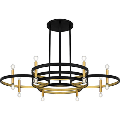 Winsland 16Light Chandelier, Matte Black