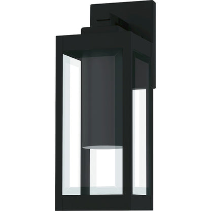 Westover 1Lt 14" Outdoor Lantern, Earth Black/Clear Beveled