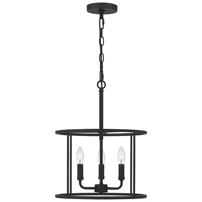 Quoizel Abner 3 Light Pendant, Polished Chrome - ABR2814C