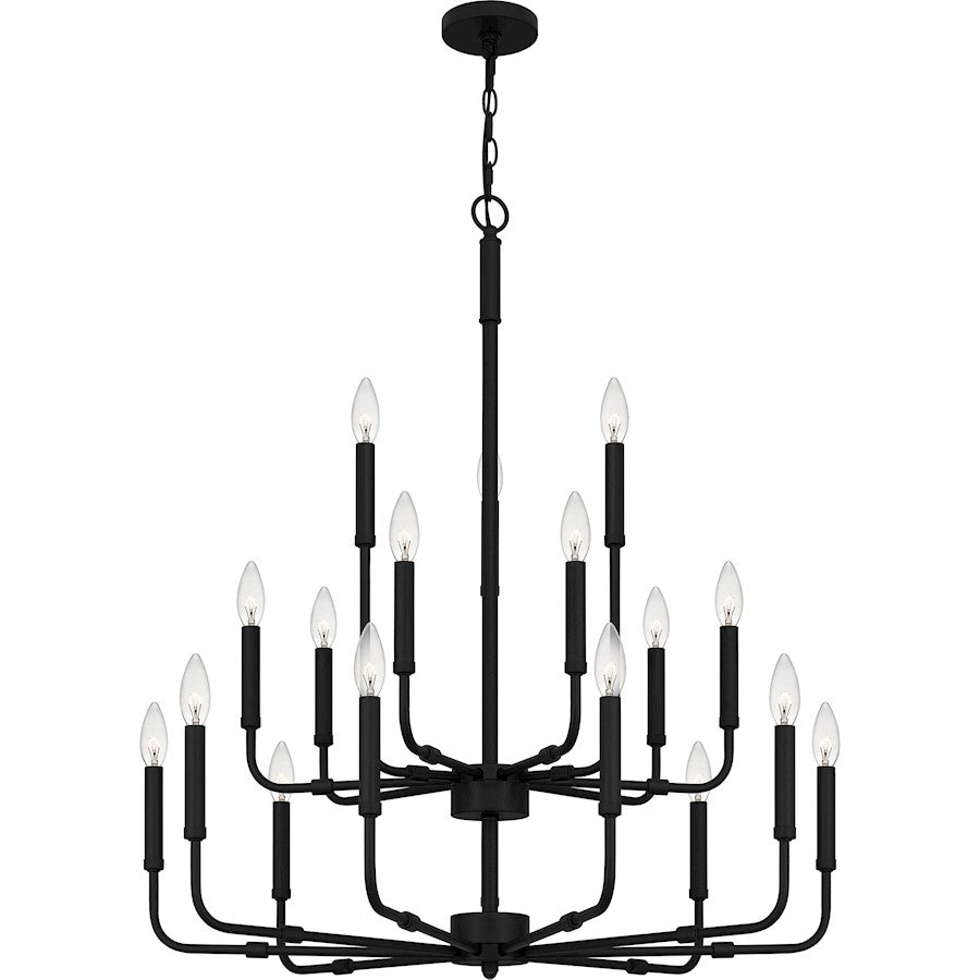 Abner Chandelier, Matte Black