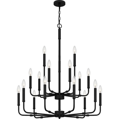 Abner Chandelier, Matte Black