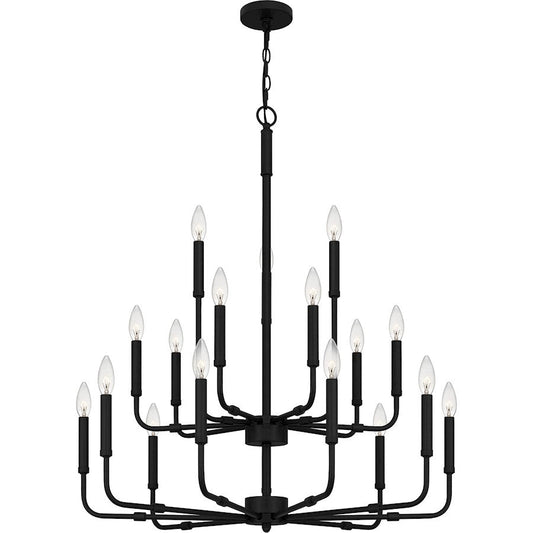 Abner Chandelier, Matte Black