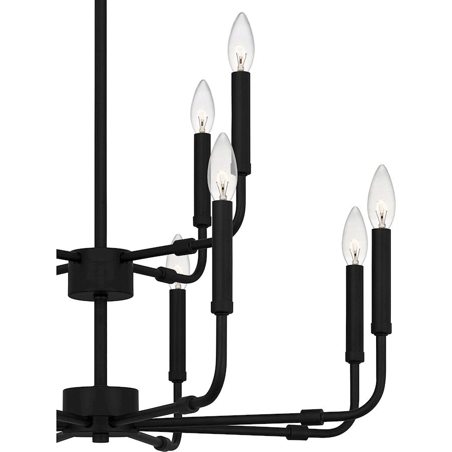 Abner Chandelier, Matte Black