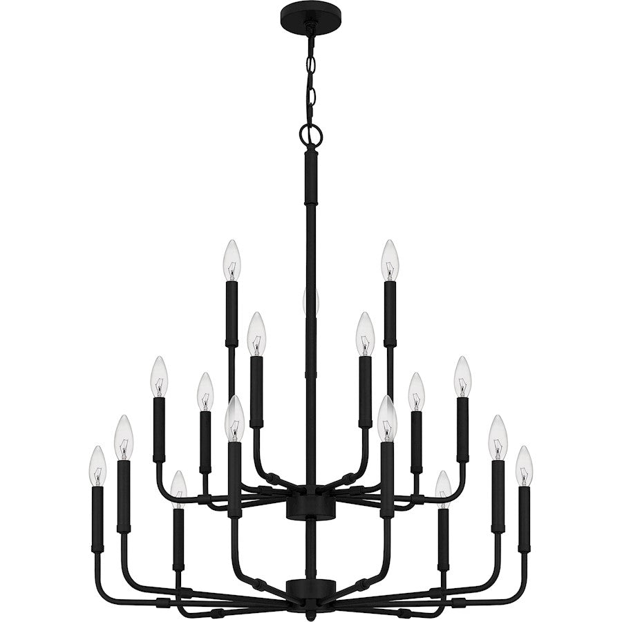 Abner Chandelier, Matte Black