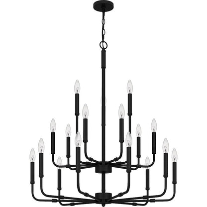 Abner Chandelier, Matte Black