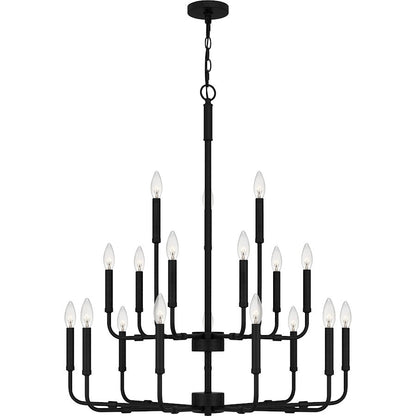 Abner Chandelier, Matte Black