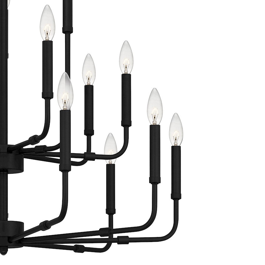 Abner Chandelier, Matte Black