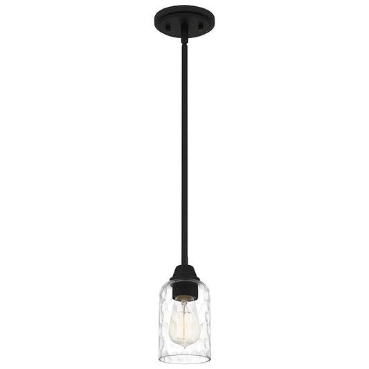 Acacia 1 Light Mini Pendant, Clear Water