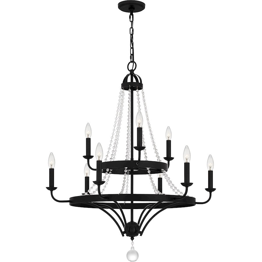 Adelaide Chandelier, Matte Black