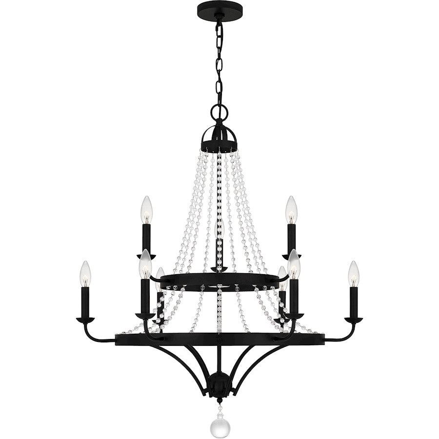 Adelaide Chandelier, Matte Black