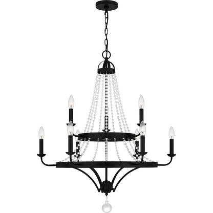 Adelaide Chandelier, Matte Black