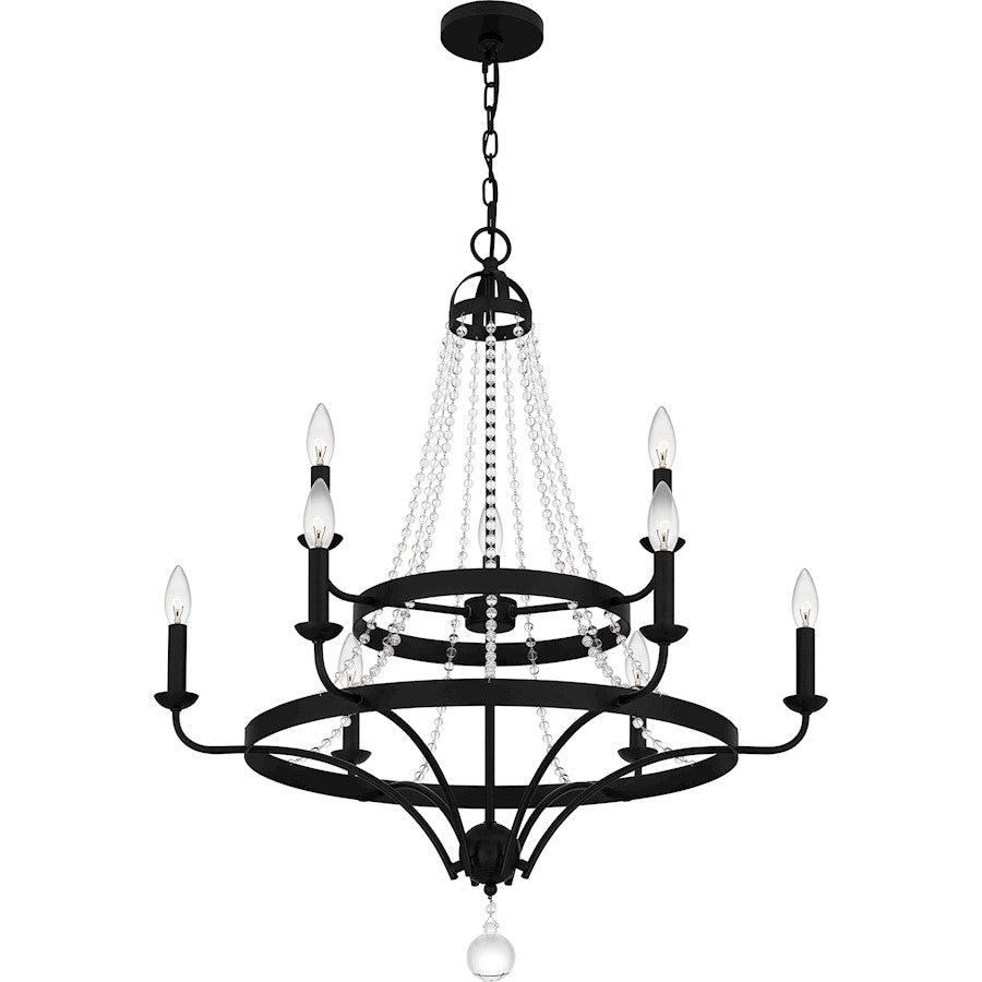 Adelaide Chandelier, Matte Black