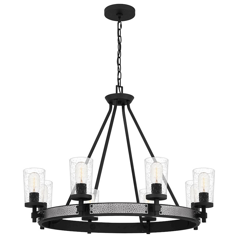 Alpine  Chandelier, Earth Black/Clear Seeded