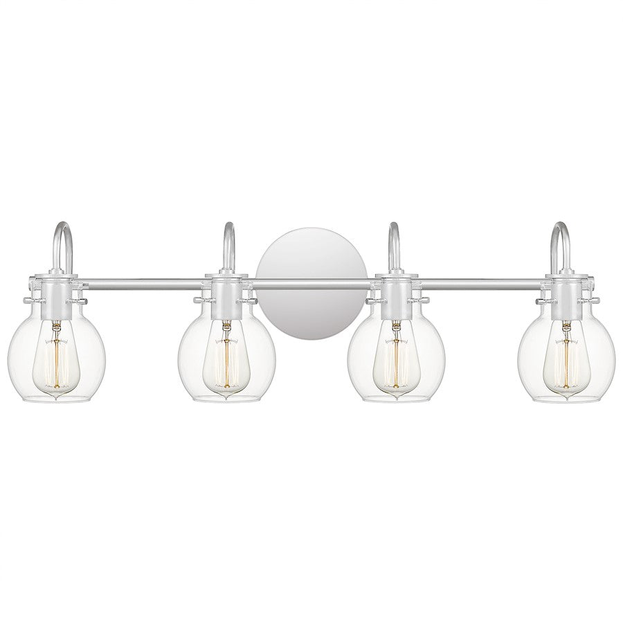 Quoizel Andrews 4 Light Bath, Polished Chrome - ANW8604C