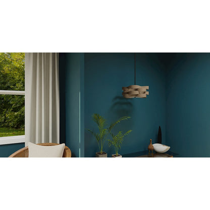 Appleton 2 Light Pendant, Matte Black/Metal