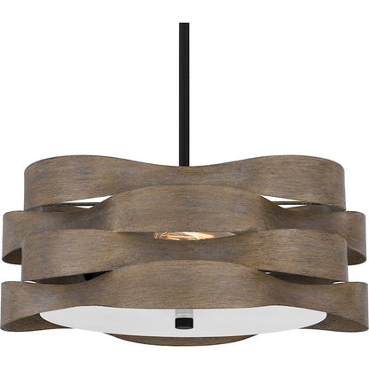 Appleton 2 Light Pendant, Matte Black/Metal