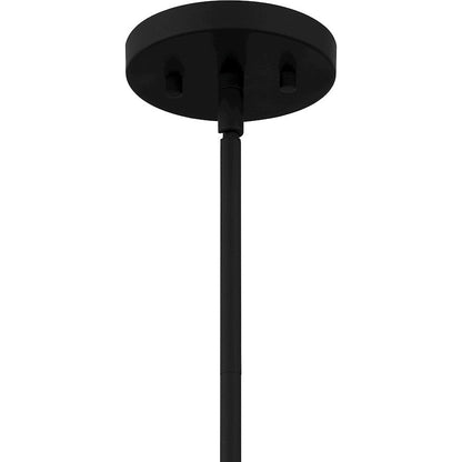 Appleton 2 Light Pendant, Matte Black/Metal
