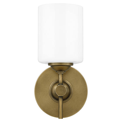 Aria 1 Light Wall Sconce, Clear