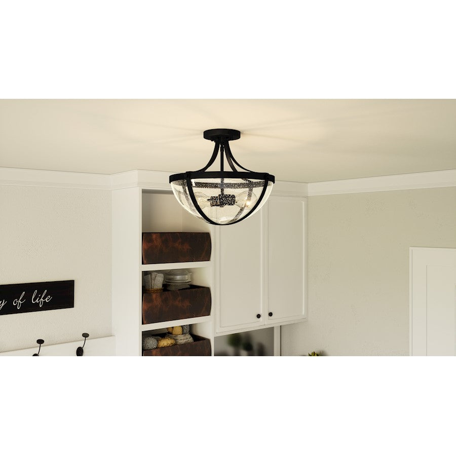 Antebellum 2 Light Semi-Flush Mount