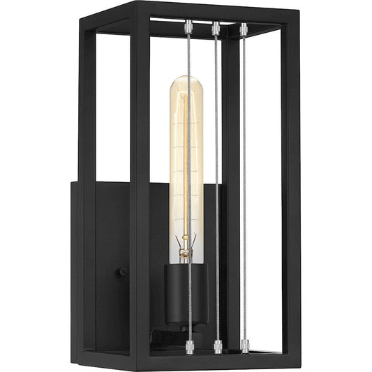 Awendaw 1 Light Wall Sconce, Matte Black