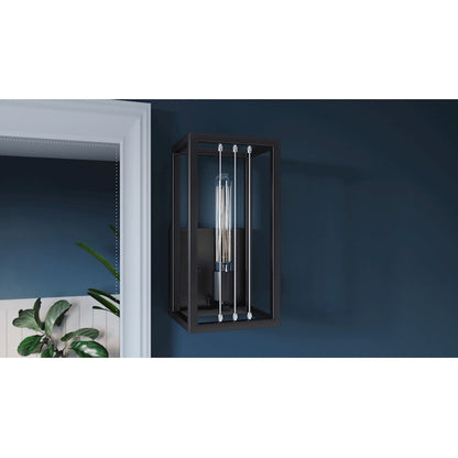 Awendaw 1 Light Wall Sconce, Matte Black