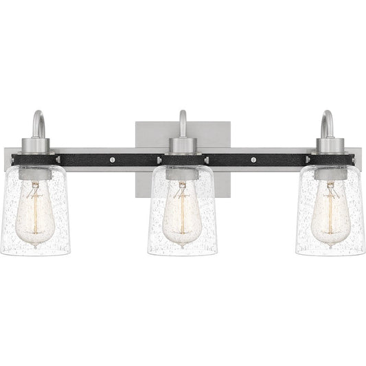 Axel 3 Light Bath Vanity, Brushed Nickel