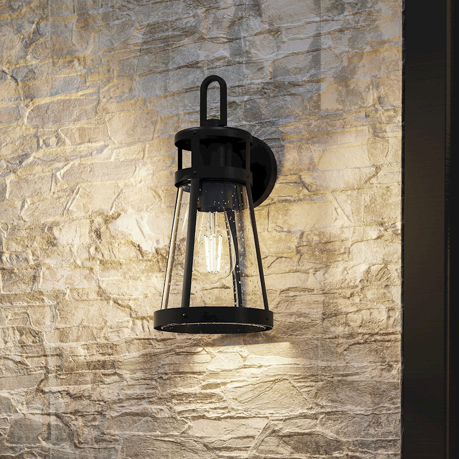 Barber 1 Light Outdoor Lantern, Clear Seedy