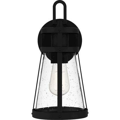 Barber 1 Light Outdoor Lantern, Clear Seedy