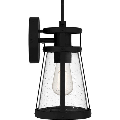 Barber 1 Light Outdoor Lantern, Clear Seedy