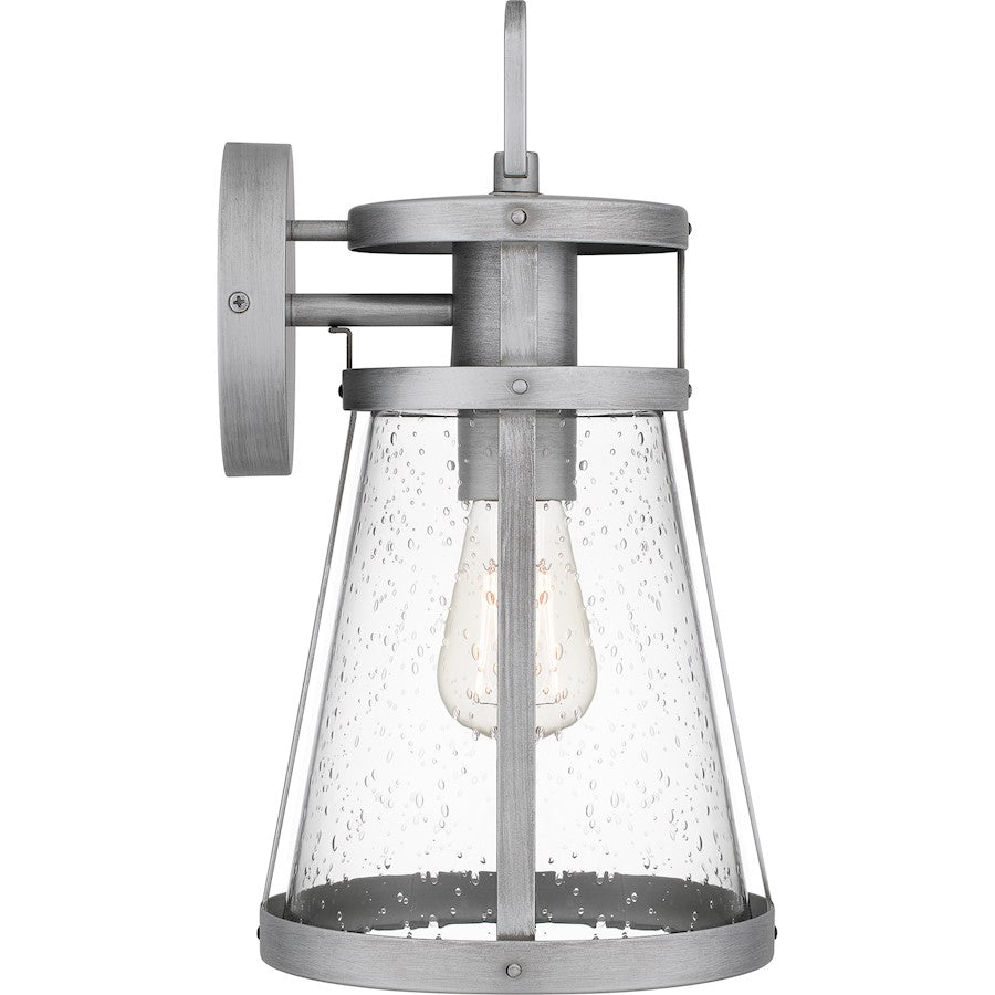 Barber 1 Light Outdoor Lantern, Clear Seedy