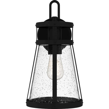 Barber 1 Light Outdoor Lantern, Clear Seedy