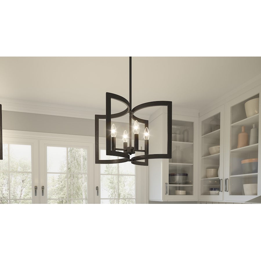 Quoizel Beaufain 1 Light Mini Pendant, Old Bronze - BEU1506OZ